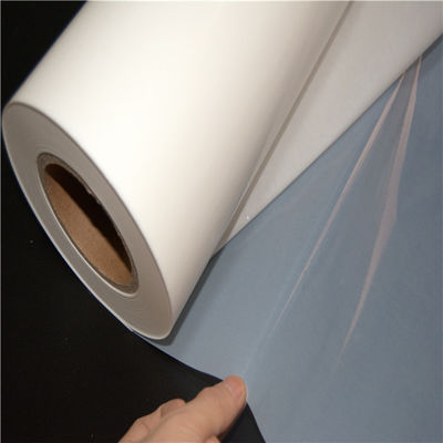 High Temperature Hot Melt Adhesive Film 0.12mm Mylar Glue For Polyester  Fabrics